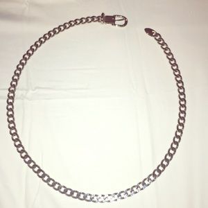 Silver Ann Taylor Chain Belt